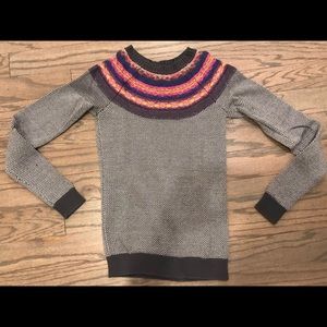 Gray winter sweater